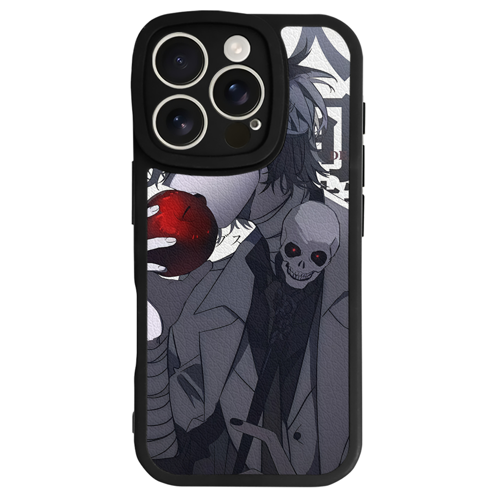 （画像用） 文豪ストレイドッグス Bungo Stray Dogs 【iPhone 16シリーズ対応】シリコンスマホケース（レザー調） 材質：シリコン